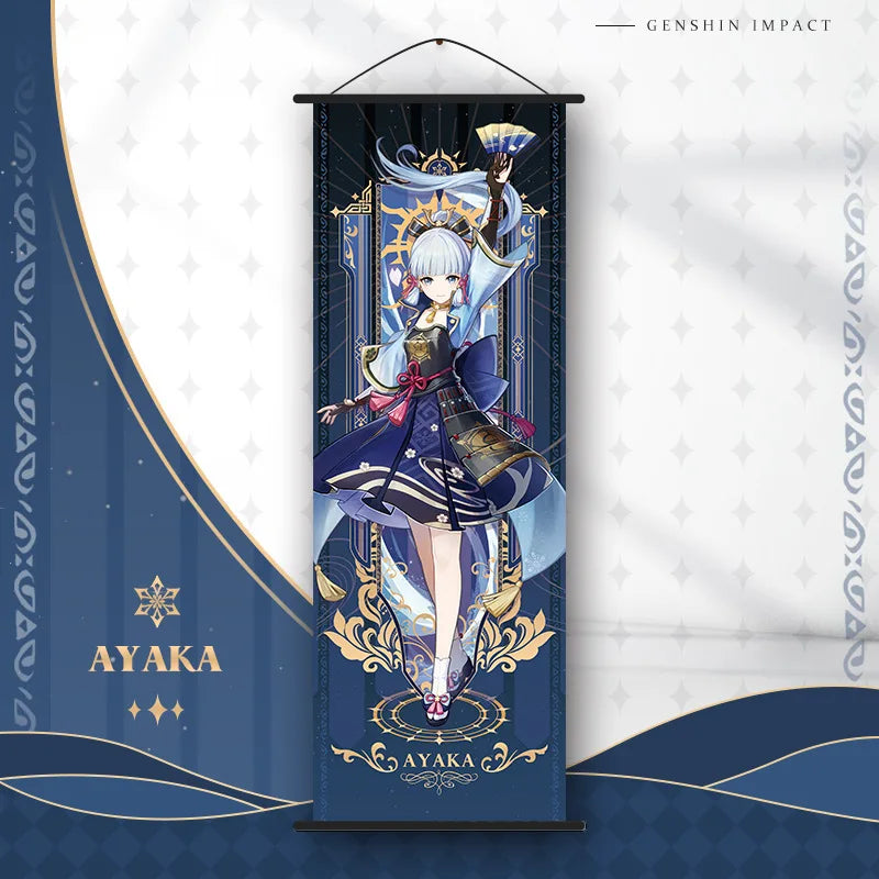 DecorBites™ Anime Poster Wall Art Decoration: Genshin Characters