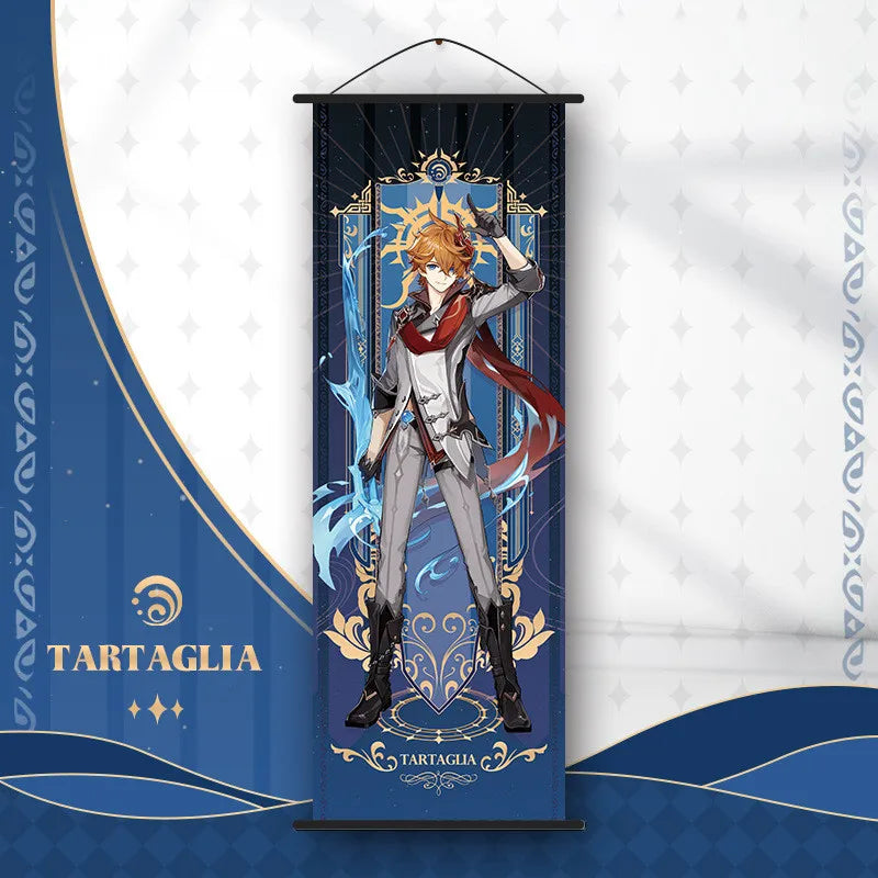 DecorBites™ Anime Poster Wall Art Decoration: Genshin Characters