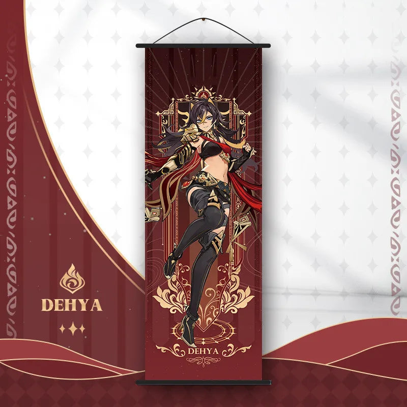 DecorBites™ Anime Poster Wall Art Decoration: Genshin Characters