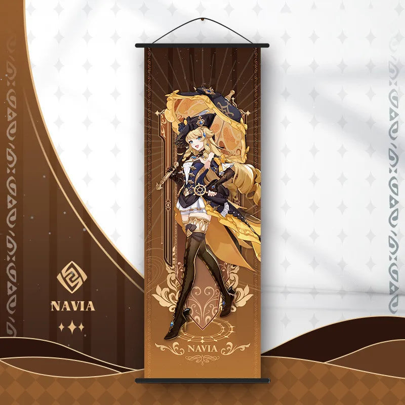 DecorBites™ Anime Poster Wall Art Decoration: Genshin Characters