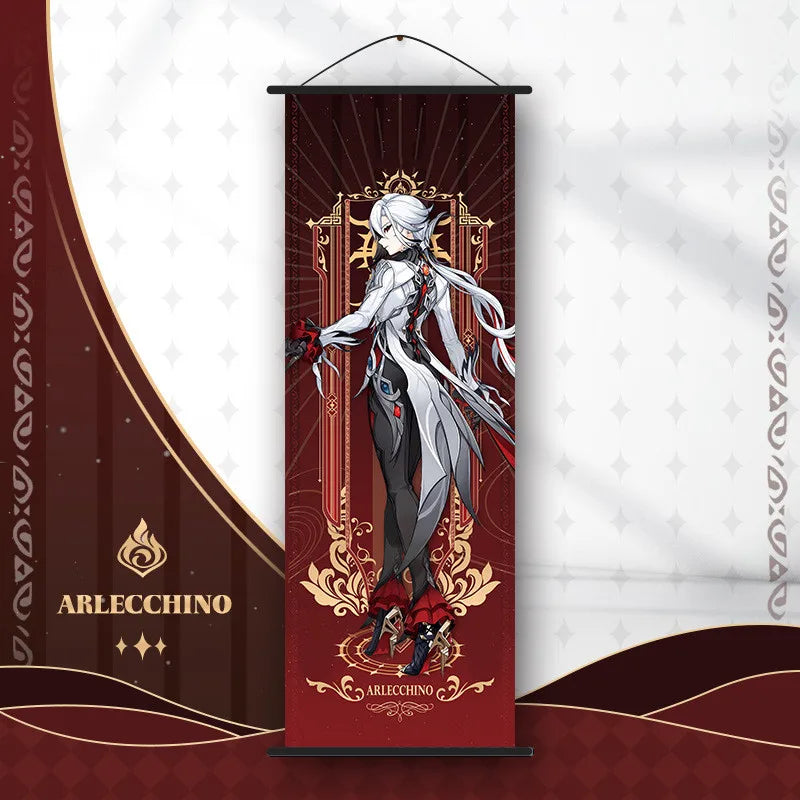 DecorBites™ Anime Poster Wall Art Decoration: Genshin Characters