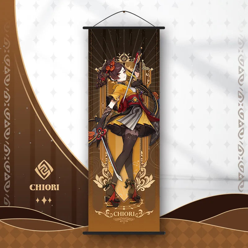 DecorBites™ Anime Poster Wall Art Decoration: Genshin Characters