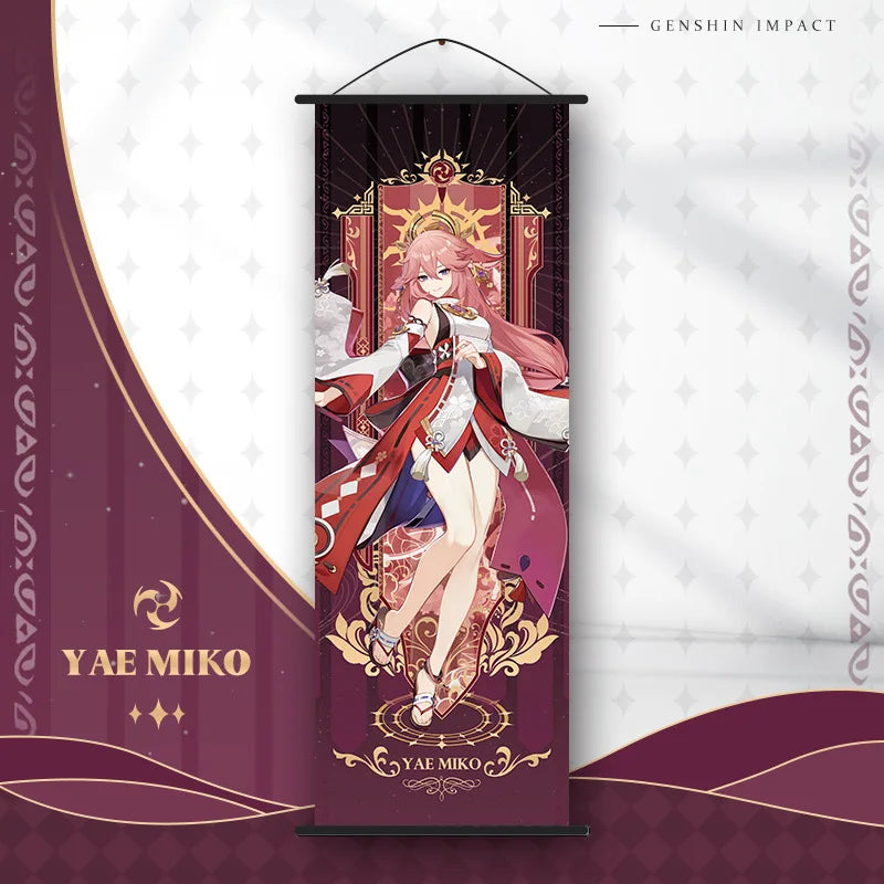DecorBites™ Anime Poster Wall Art Decoration: Genshin Characters