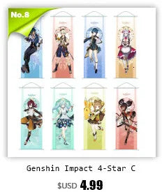 DecorBites™ Anime Poster Wall Art Decoration: Genshin Characters