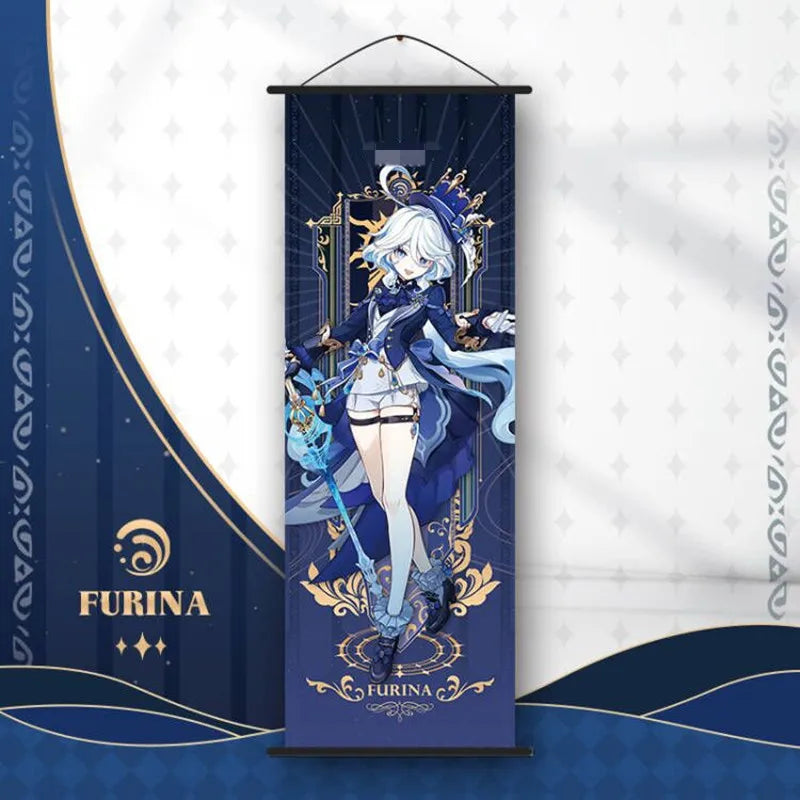 DecorBites™ Anime Poster Wall Art Decoration: Genshin Characters