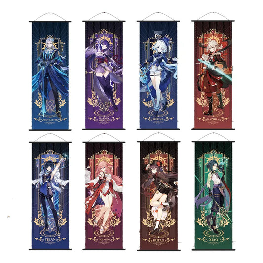 DecorBites™ Anime Poster Wall Art Decoration: Genshin Characters