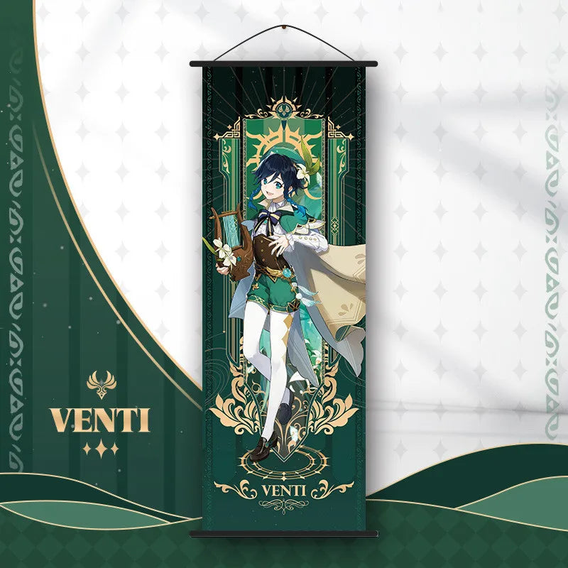 DecorBites™ Anime Poster Wall Art Decoration: Genshin Characters