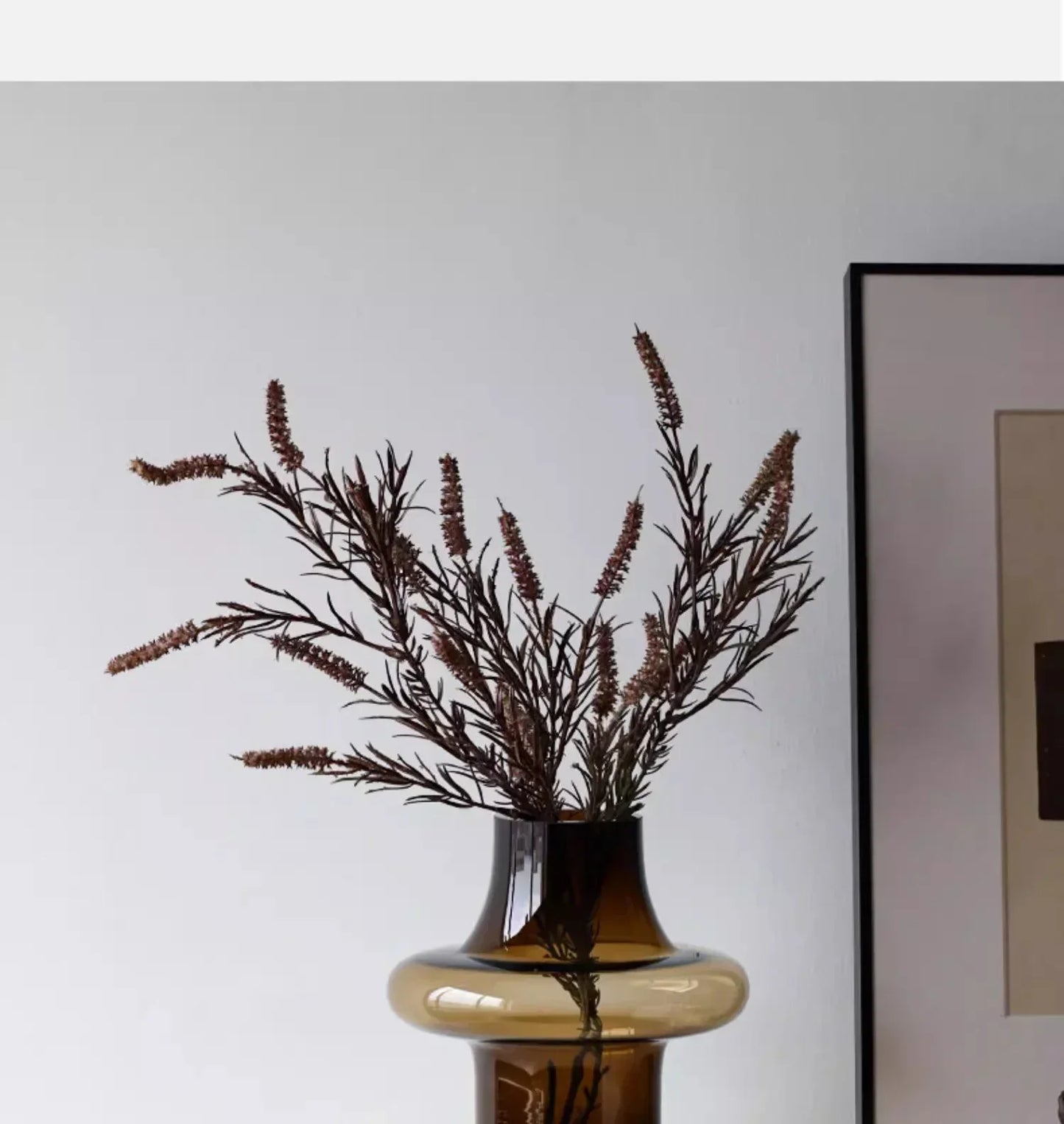 DecorBites™ Artisan Glass Vase for Elegant Home Decor