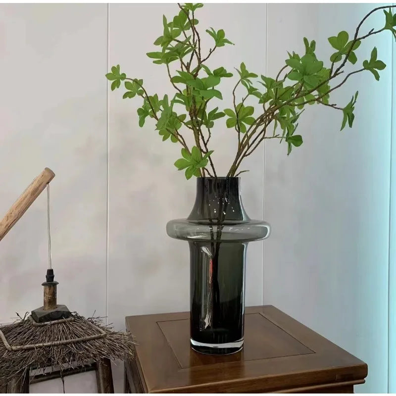 DecorBites™ Artisan Glass Vase for Elegant Home Decor