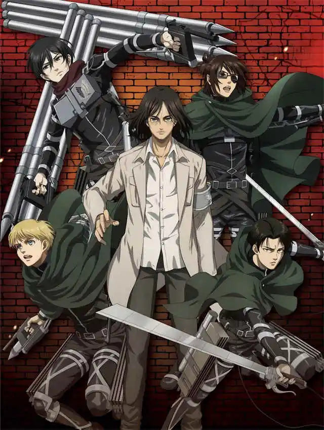 DecorBites™ Attack on Titan Final Season Poster - Anime Canvas Wall Art