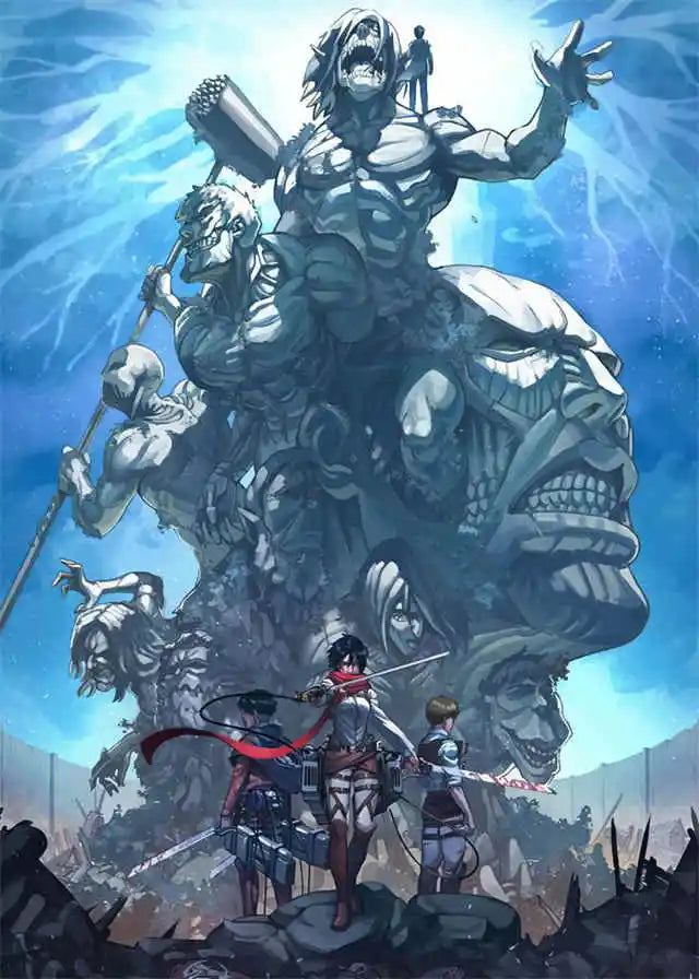 DecorBites™ Attack on Titan Final Season Poster- Anime Wall Art
