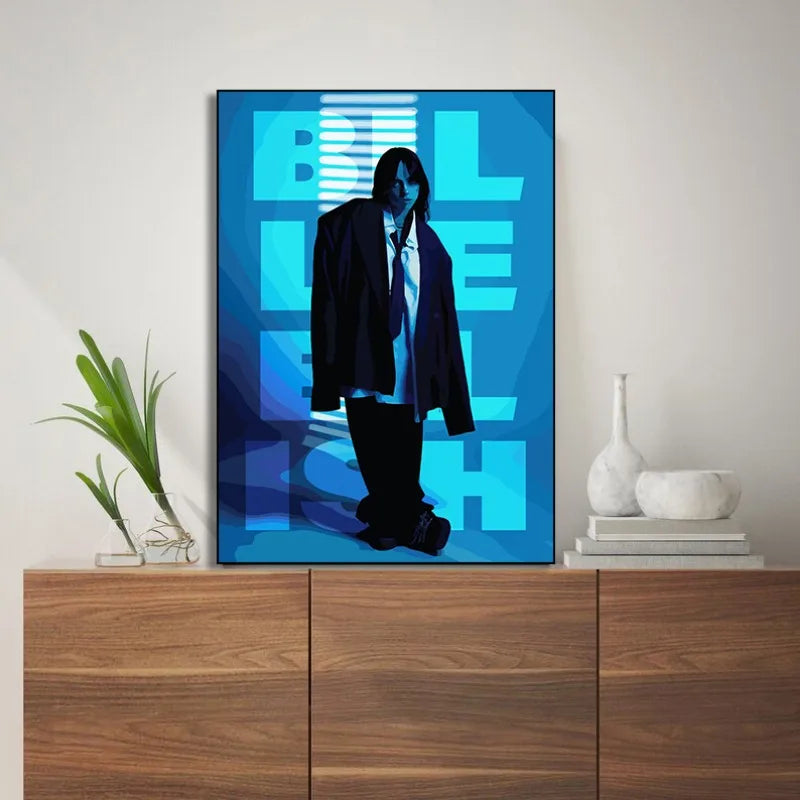 DecorBites™ "B-Billies Series Poster Canvas Art Print for Home Decor"
