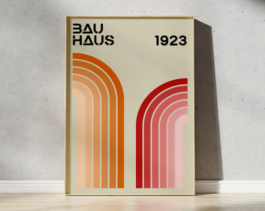 DecorBites™ Bauhaus Geometric Canvas Prints for Home Decor