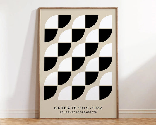 DecorBites™ Bauhaus Geometric Canvas Prints for Home Decor