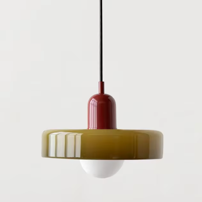 DecorBites™ Bauhaus-Inspired Glass Pendant Lighting