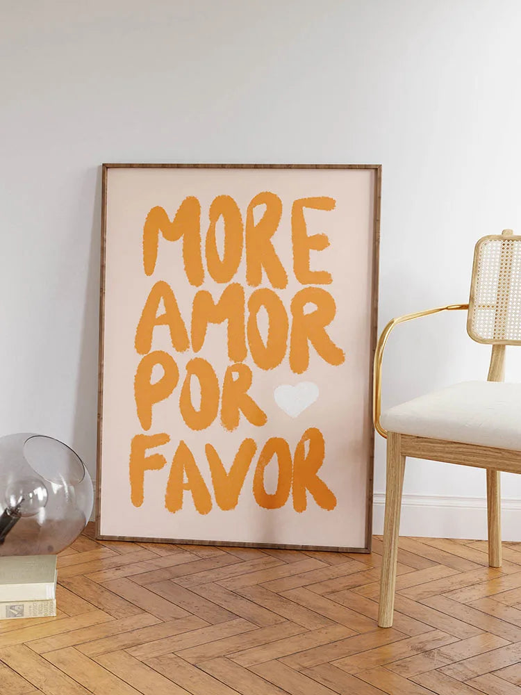 DecorBites™ "Be Kind Love Quote Wall Art Canvas"