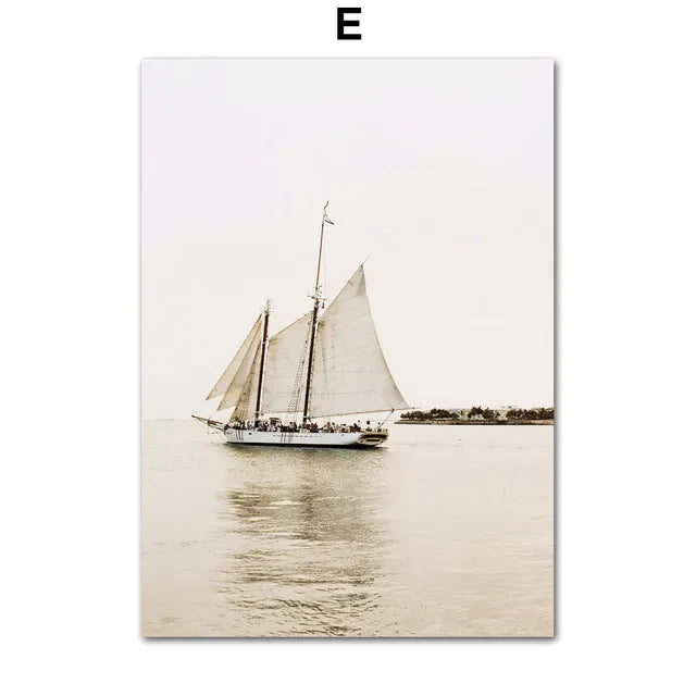 DecorBites™ Beach Landscape Canvas Wall Art - Nordic Home Decor