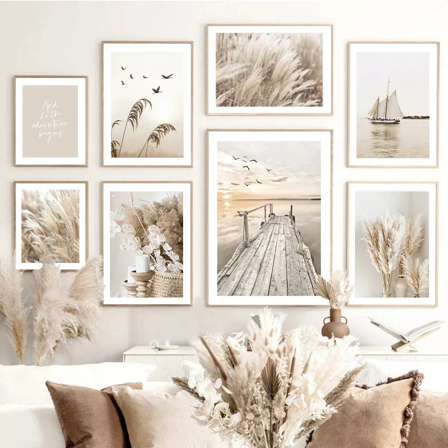 DecorBites™ Beach Landscape Canvas Wall Art - Nordic Home Decor