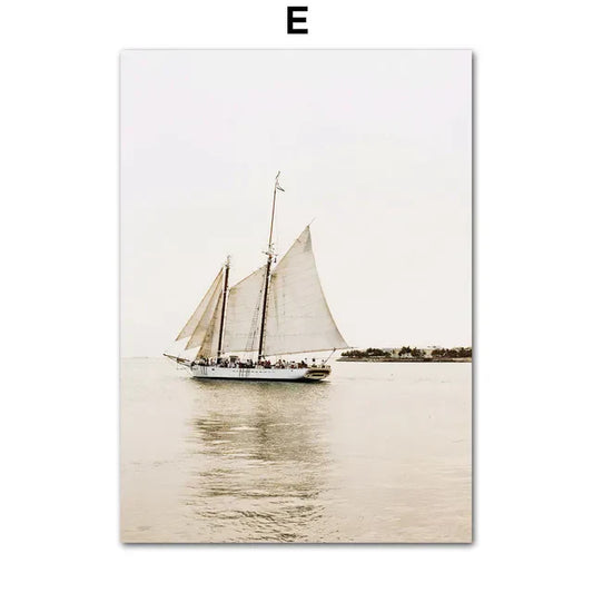 DecorBites™ "Bohemian Beach Landscape Wall Art Print"