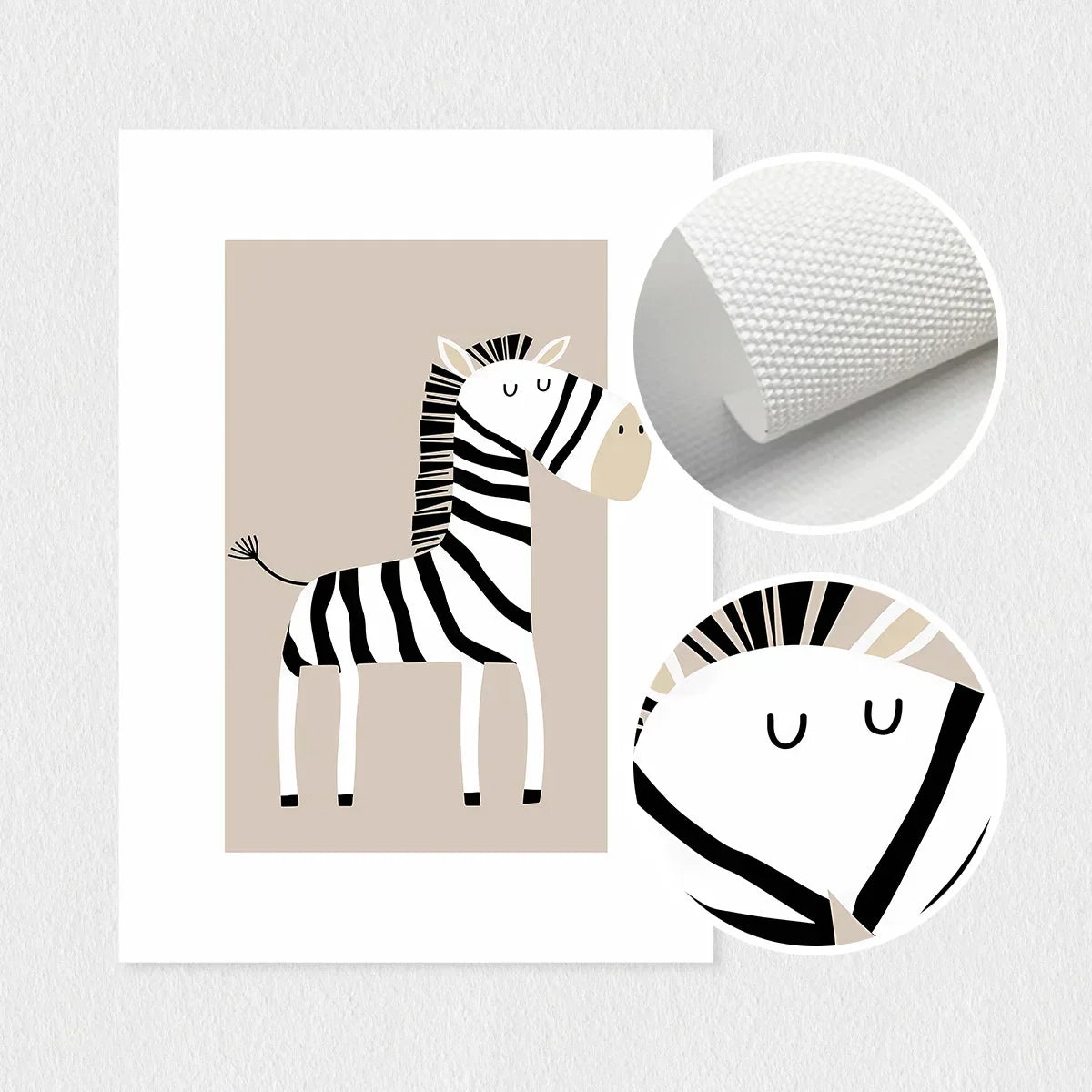 DecorBites™ Bohemian Jungle Animal Toddler Canvas Set