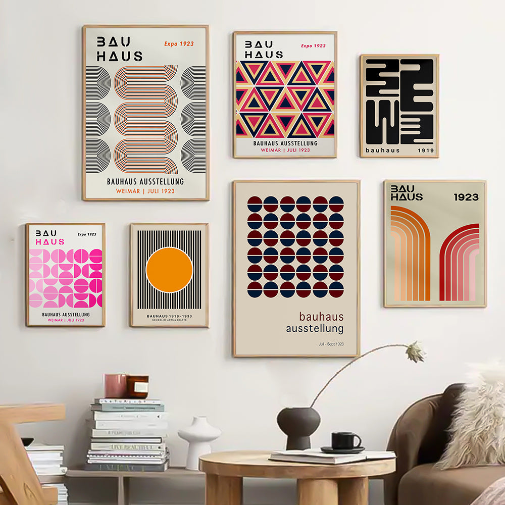 DecorBites™ Bright Geometric Wall Art Canvas Print