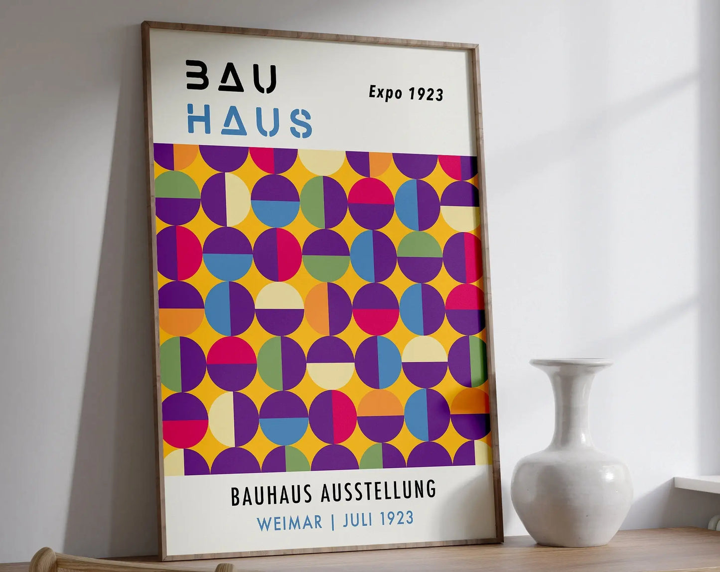 DecorBites™ Bright Geometric Wall Art Canvas Print