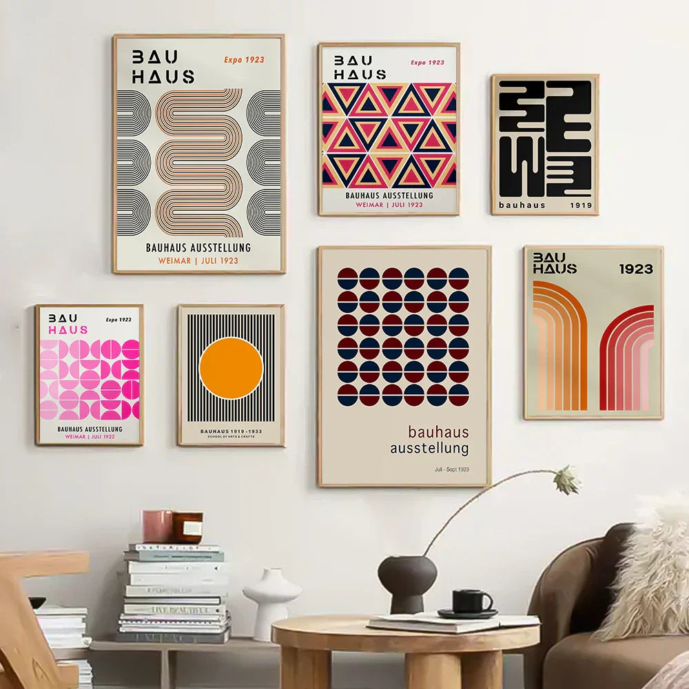 DecorBites™ Bright Geometric Wall Art Canvas Print