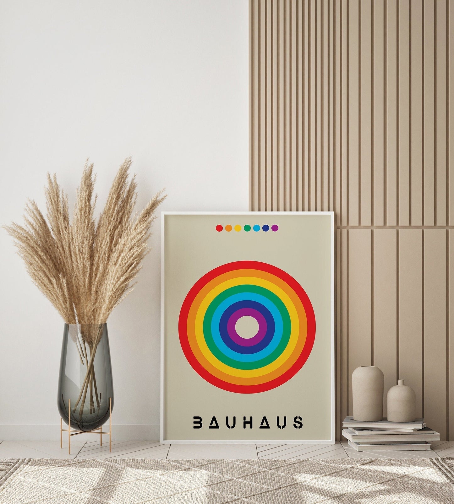 DecorBites™ Bright Geometric Wall Art Canvas Prints