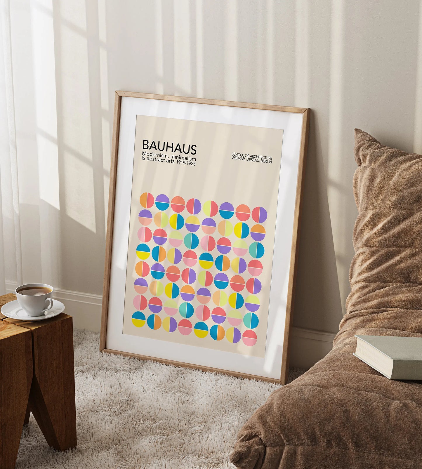 DecorBites™ Bright Geometric Wall Art Canvas Prints