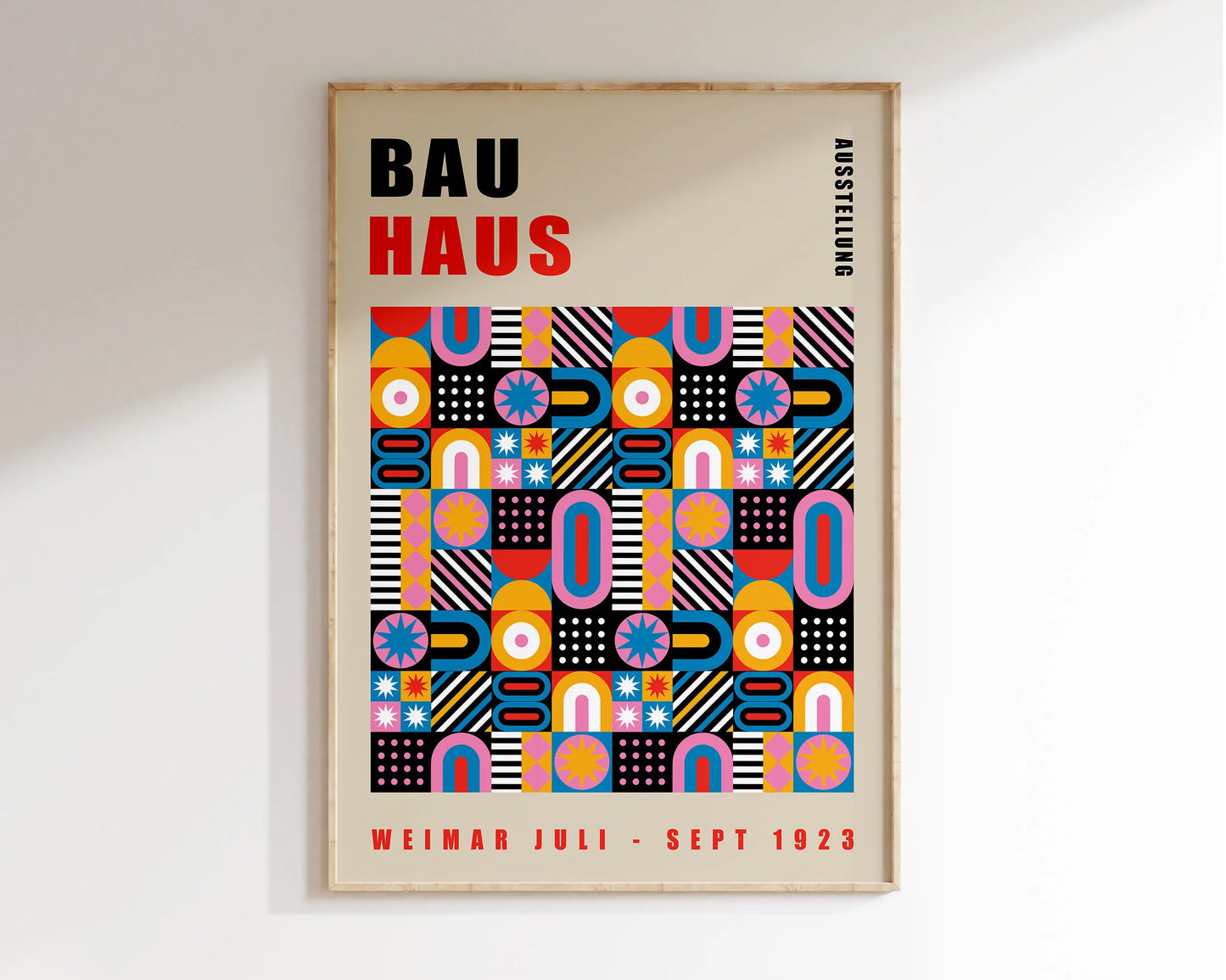 DecorBites™ Bright Geometric Wall Art Canvas Prints