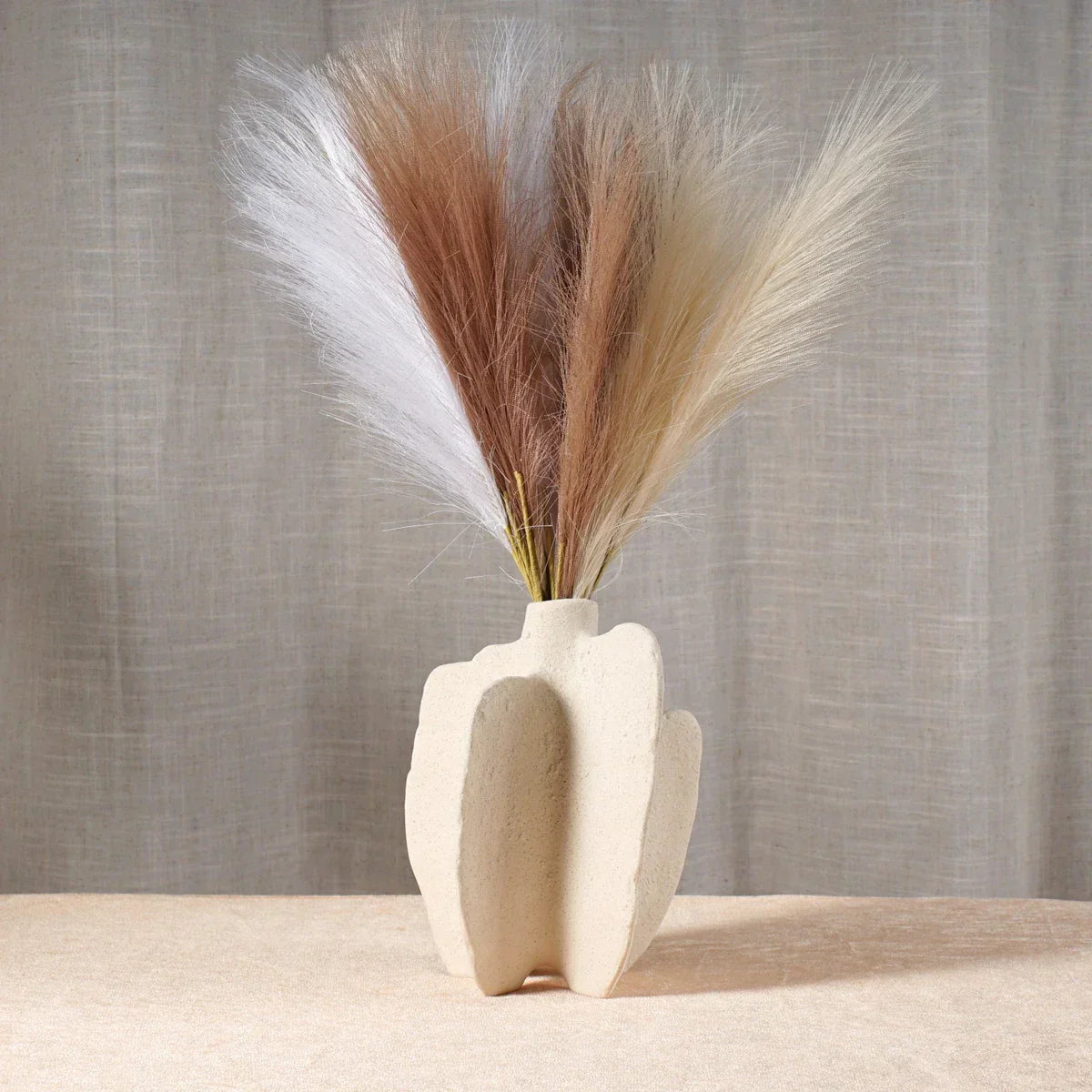 DecorBites™ Ceramic Sea Vase with Nordic Modern Decor