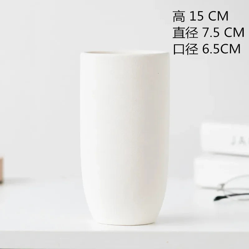 DecorBites™ Ceramic Vase: Elegant Dining & Wedding Table Decor, Nordic Living Room Home Decor