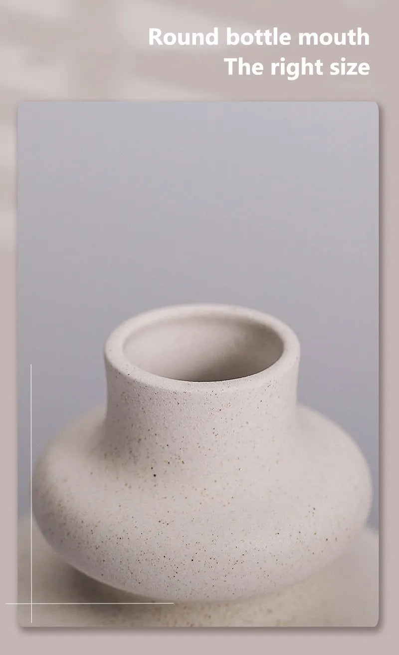 DecorBites™ Ceramic Vases Set for Modern Home Decor