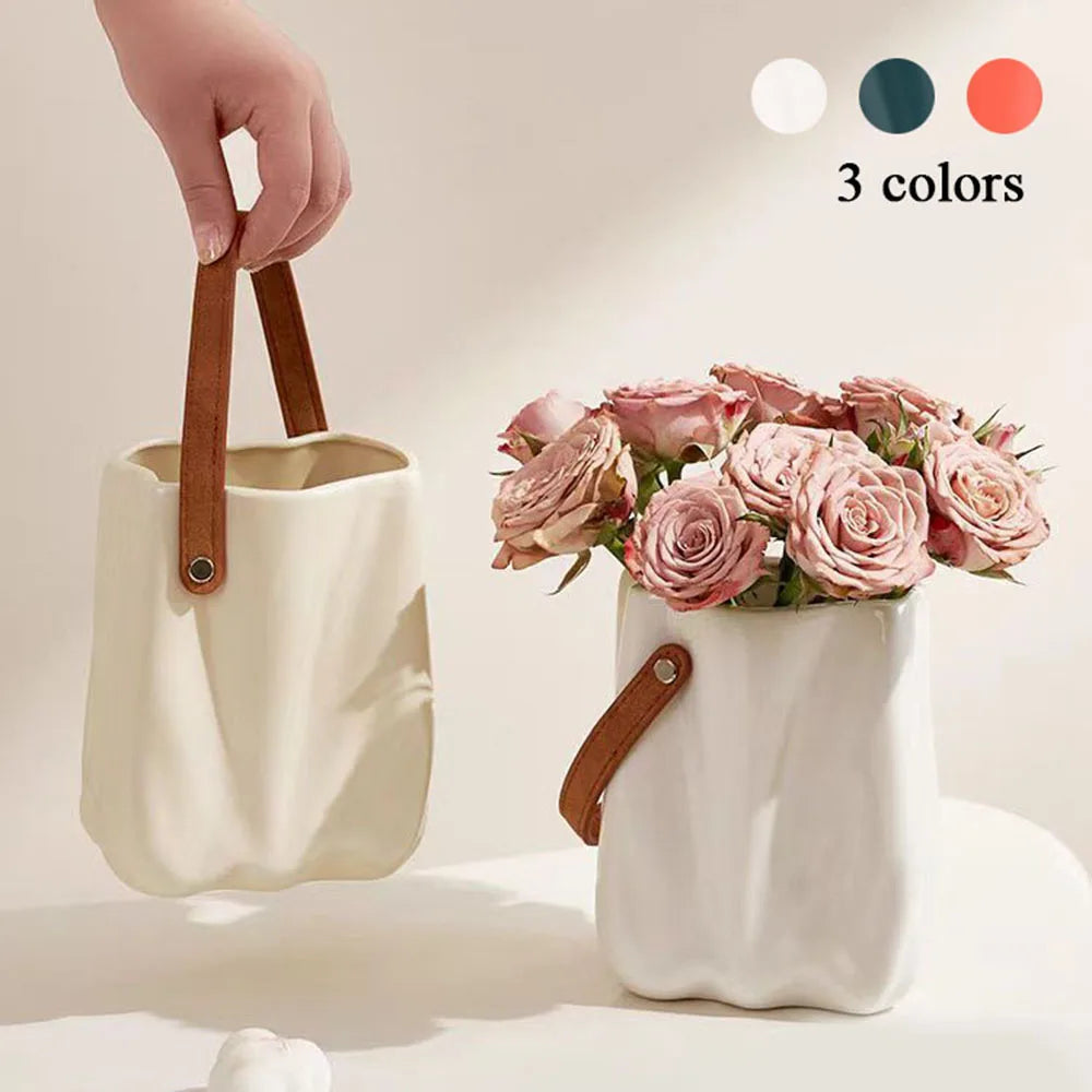 DecorBites™ Chic Ceramic Vase for Home Decoration