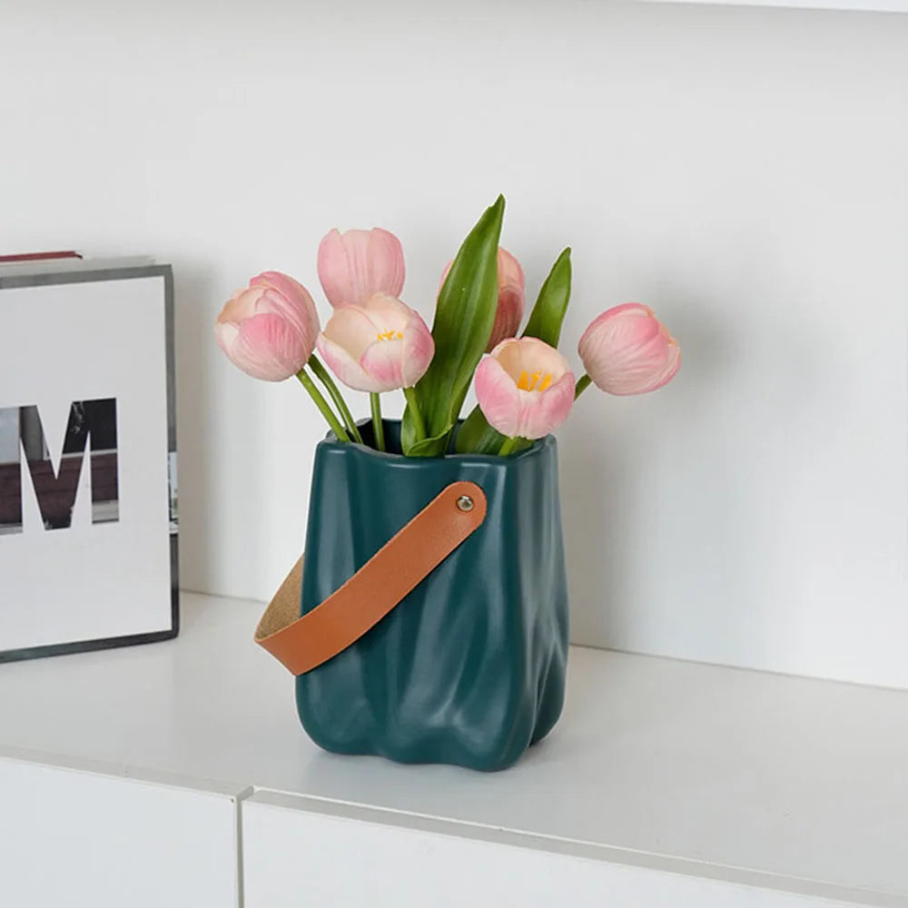DecorBites™ Chic Ceramic Vase for Home Decoration
