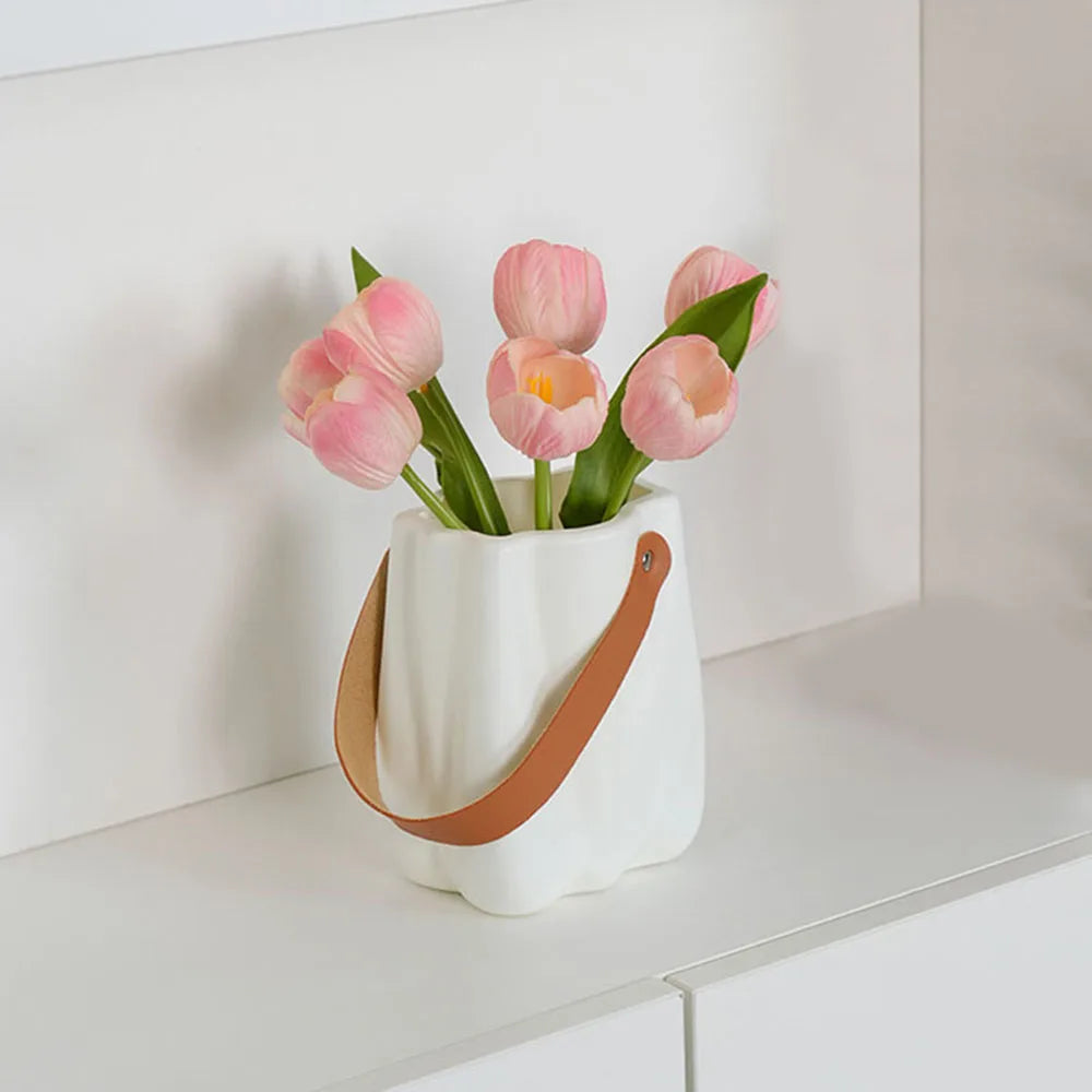 DecorBites™ Chic Ceramic Vase for Home Decoration
