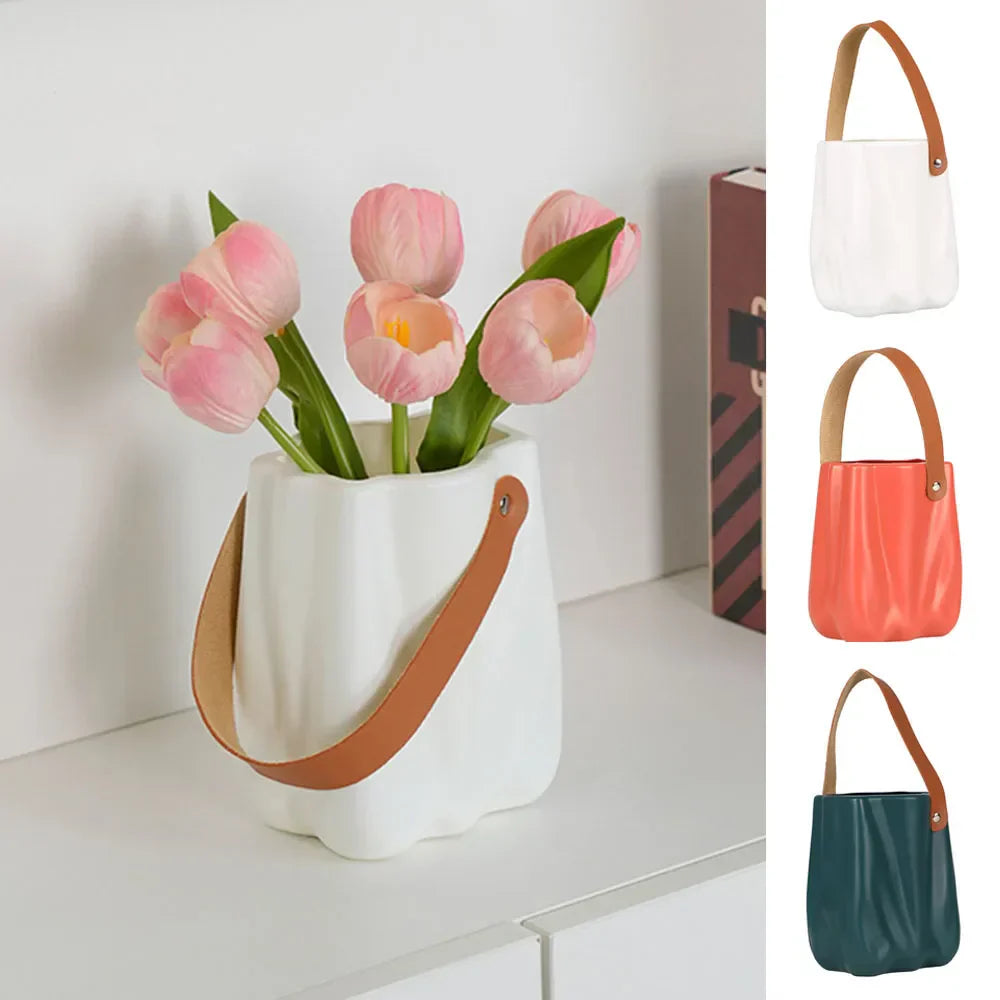DecorBites™ Chic Ceramic Vase for Home Decoration