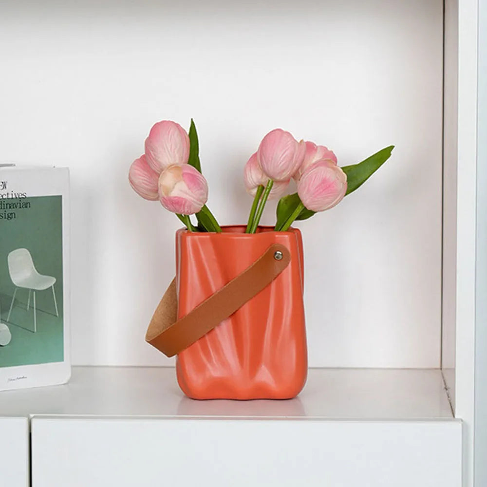 DecorBites™ Chic Ceramic Vase for Home Decoration