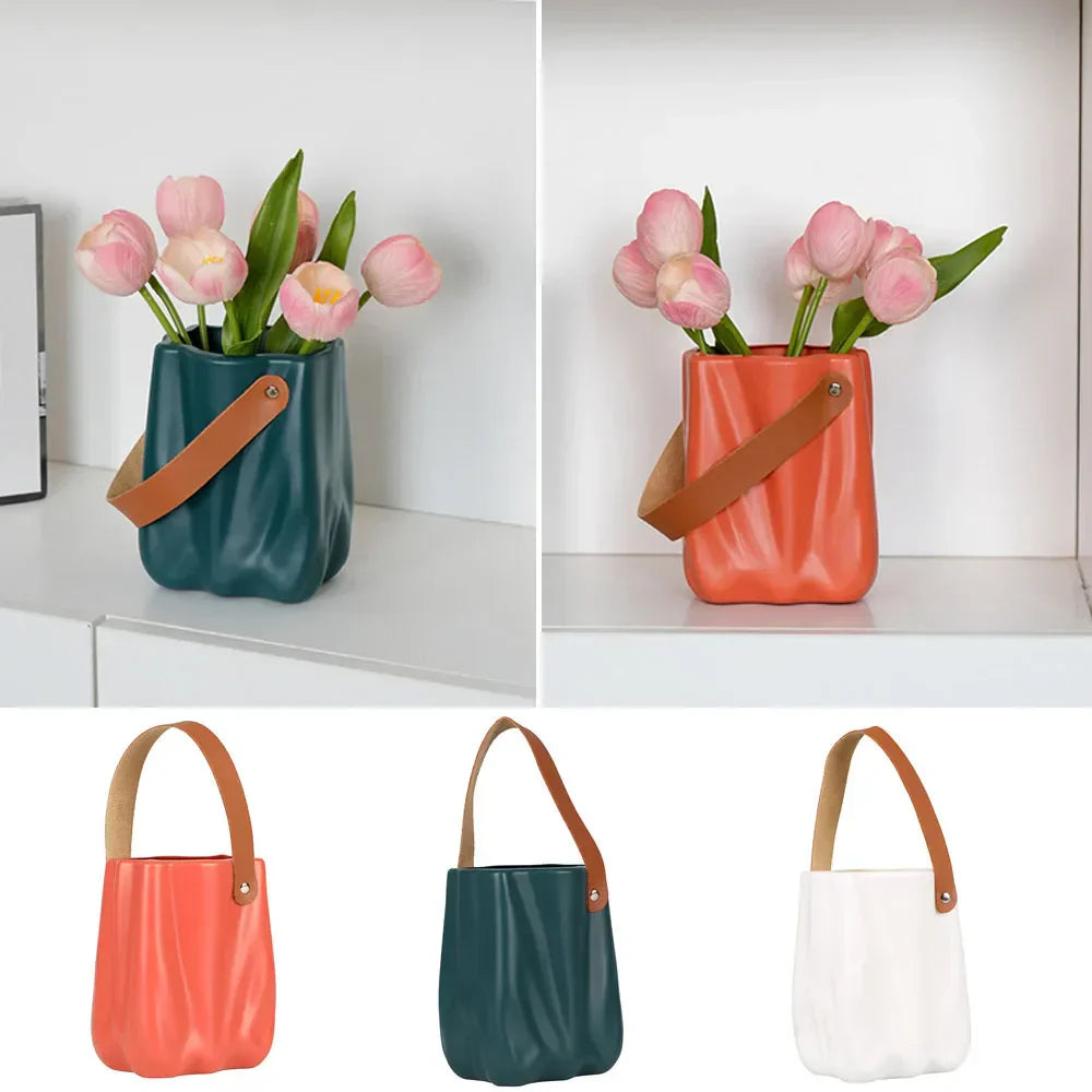 DecorBites™ Chic Ceramic Vase for Home Decoration