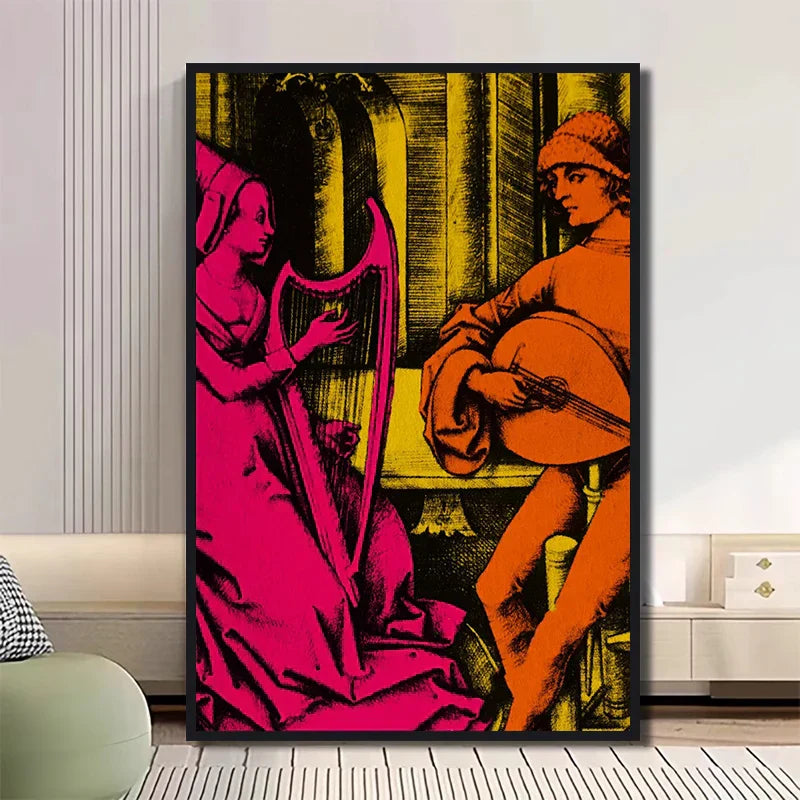 DecorBites™ Classic TV Drama Girl Art Poster Canvas
