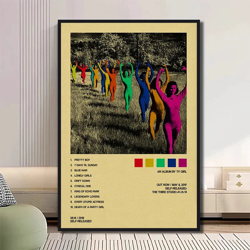 DecorBites™ Classic TV Drama Girl Art Poster Canvas