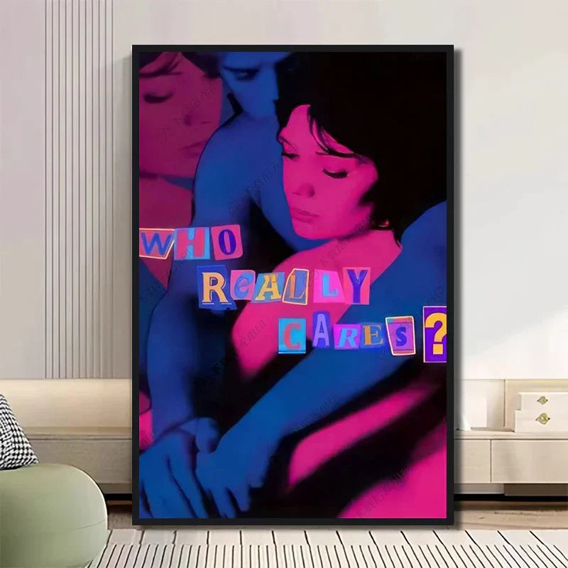 DecorBites™ Classic TV Drama Girl Art Poster Canvas