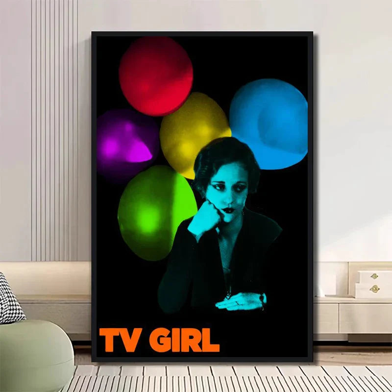 DecorBites™ Classic TV Drama Girl Art Poster Canvas