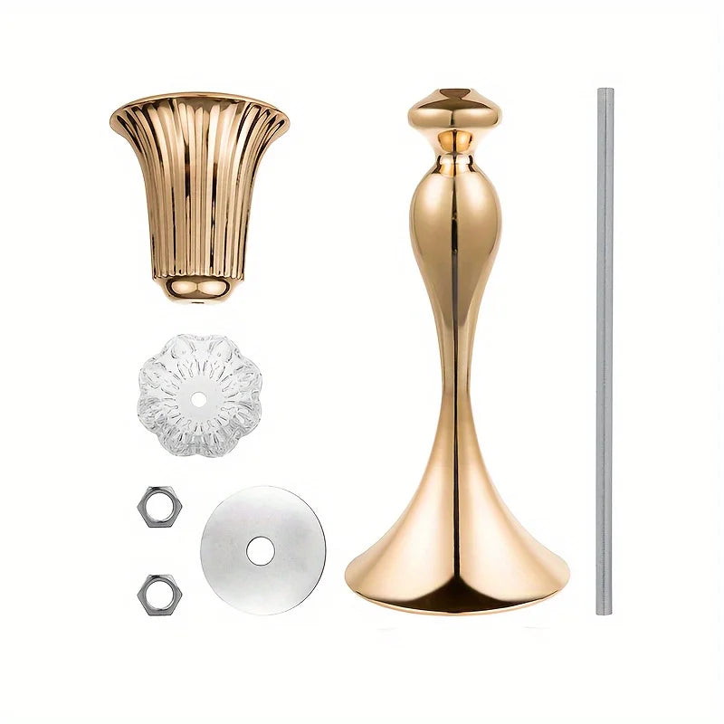 DecorBites™ Crystal Flower Stand Set, 22" Tall Metal Vases