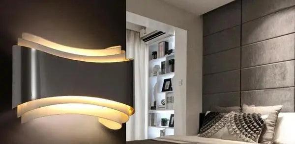 DecorBites™ Curved Modern Wall Sconce with LED