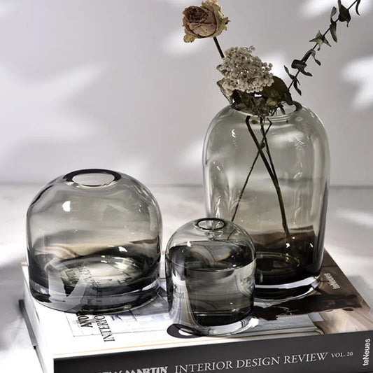 DecorBites™ Elegant European INS Glass Flower Vase