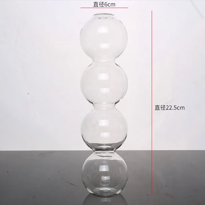DecorBites™ Elegant Glass Vase Home Decor Accent
