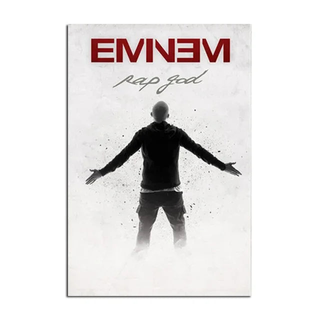 DecorBites™ Eminem Posters & Prints: Music Star Wall Art