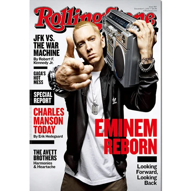 DecorBites™ Eminem Posters & Prints: Music Star Wall Art