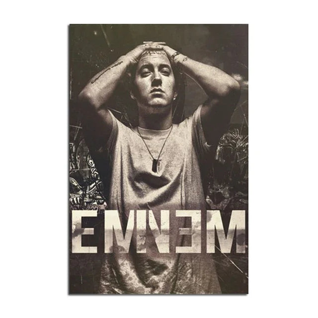 DecorBites™ Eminem Posters & Prints: Music Star Wall Art